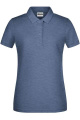 Basic Polo för damer OCS Standard, ljusdenim-melerad