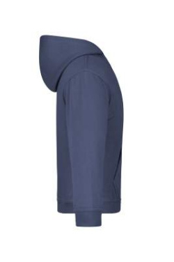 Collegetröja barn med huva, marin – James & Nicholson (3)
