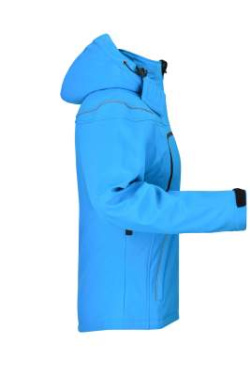 Damjacka vinterfodrad softshell, aqua – James & Nicholson (3)
