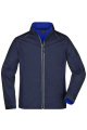 Herrjacka 2-i-1 med avtagbara ärmar, softshell, marin/royal