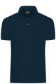 Herr-merceriserad polo, slim fit, marin