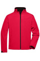 Herrjacka nätfodrad softshell, röd