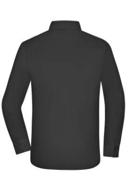 Herrskjorta – MODERN FIT, svart – James & Nicholson (4)