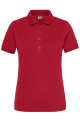 Stretch-Polo Work för damer - SOLID - OCS Blended, röd