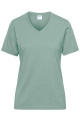 Dam-T-shirt i material för arbete OCS Blended, dimmigt-grön