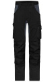 Smala arbetsbyxor med stretch GRS & OCS Blended, svart/carbon
