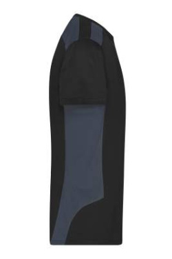 Arbets-T-shirt för män – STRONG –OCS Blended & RCS, svart/carbon – James & Nicholson (3)