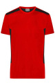 Arbets-T-shirt för män – STRONG –OCS Blended & RCS, röd/svart
