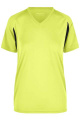 Dam-T Running, gul fluo/svart