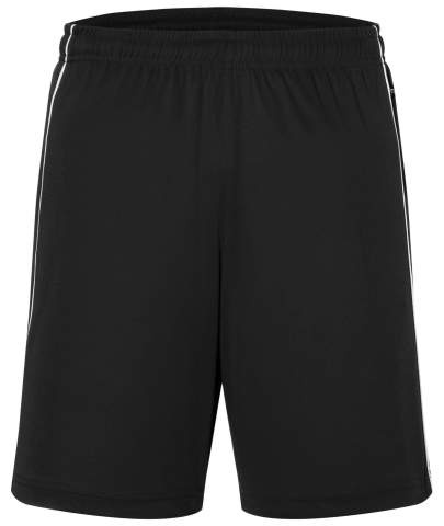 Shorts Team Basic, svart/vit – James & Nicholson (1)