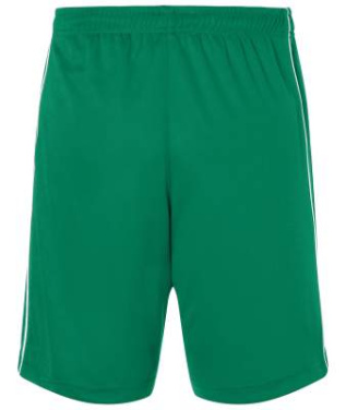 Shorts Team Basic, grön/vit – James & Nicholson (4)