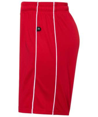 Barnshorts Team Basic, röd/vit – James & Nicholson (2)