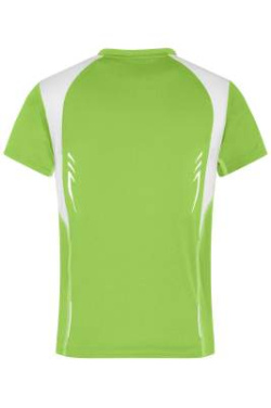 Barn-T Running, limegrön/vit – James & Nicholson (4)