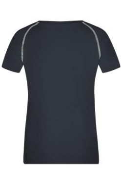 T-shirt Sport dam, svart/vit – James & Nicholson (4)