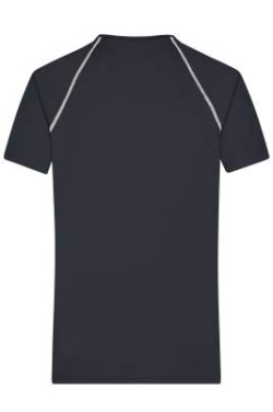 T-shirt Sport herr, svart/vit – James & Nicholson (4)