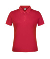 Främjande poloshirt för damer, röd