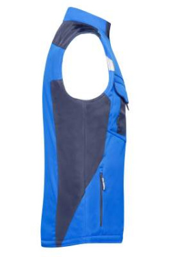 Craftsmen softshellväst – STRONG, royal/marin – James & Nicholson (3)