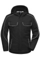 Workwear Softshell vadderad jacka - SOLID, svart