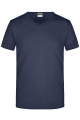 Herr Slim Fit-T, v-ringad, marin