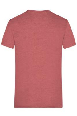 T-shirt Heather herr, röd-melerad – James & Nicholson (4)