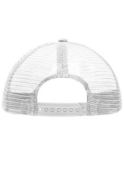 5 Panel Polyester Mesh Keps för barn, vit/vit – Myrtle Beach (4)