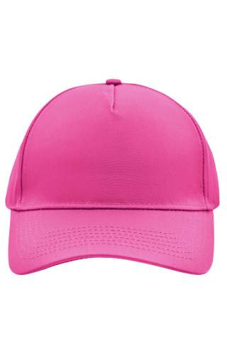 Unbrushed 5 Panel Keps, rosa – Myrtle Beach (1)