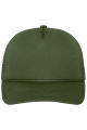 5 panel retro mesh keps, mörkoliv/mörkoliv