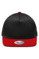 Pro Cap Mesh med 5 panels, svart/röd