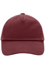 5 Panel Barn Keps, vinröd