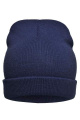 Stickad promotion beanie, marin