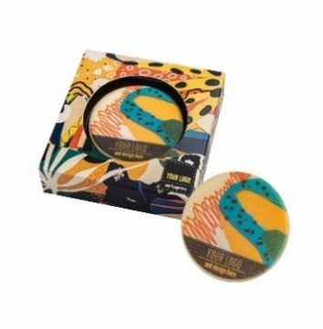 Choklad- och mandelmynt 'choco circle' - 30 % mandlar, produktbild