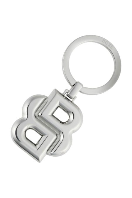Nyckelring Dubbel B Shiny Krom, produktbild (1)