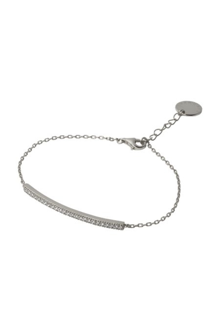 Armband Courbe silverfärgad, produktbild (1)