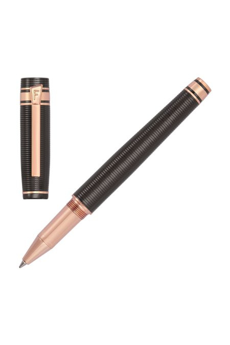 Rollerball penna Bold Stripe Gun & roséguld, produktbild
