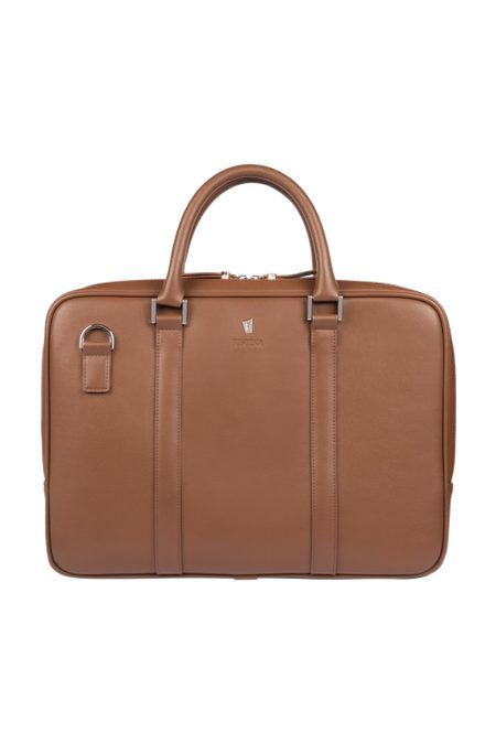 Laptopväska Classicals kamelbrun, produktbild (1)
