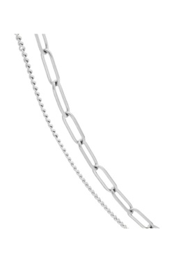 Halsband Olympe silverfärgad, produktbild (2)