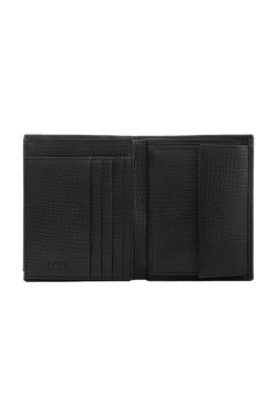 Pengplånbok med lock Grid svart, produktbild (3)