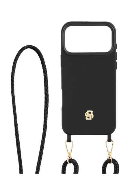 Skal till iPhone 17 Pro Max Dubbel B Svart & Guld, produktbild (1)