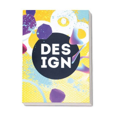 A5-anteckningsbok med mjuka pärmar och sidor med eget tryck
