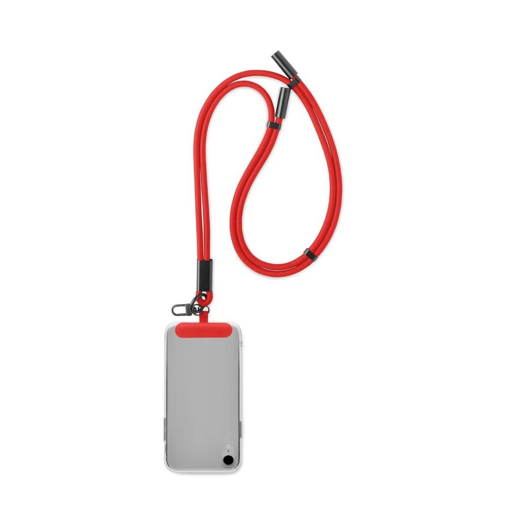Justerbar mobilrem med USB-C till USB-C-laddkabel, 60 W, produktbild