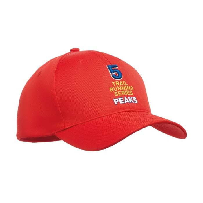 6-panels basebollkeps i polyester, produktbild