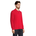 PRIME LSL UNISEX PIQUE 200, Röd
