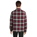 NOAH skjortjacka, unisex, Mellanvinröd