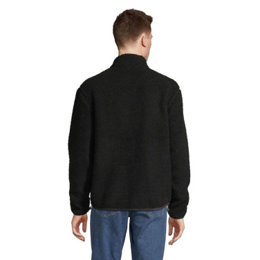 FURY UNISEX SHERPA JACKA, Kolgrå/Svart, XS, produktbild (2)