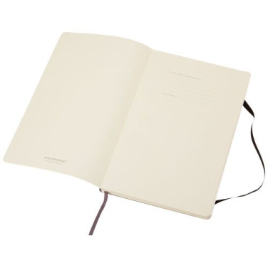 Classic PK av anteckningsbok med mjukt omslag – blankt papper, Svart, produktbild (4)