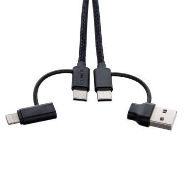 Belyst 4-i-1-laddkabel REEVES-CONVERTICS LIGHT UP – svart / vit (4)