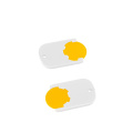 Hållare för kundvagnspolett „Gamma“, gul