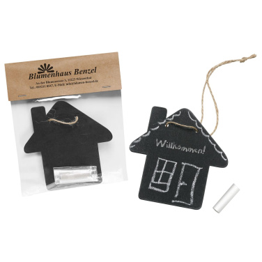 Svart tavla "hus", produktbild (2)