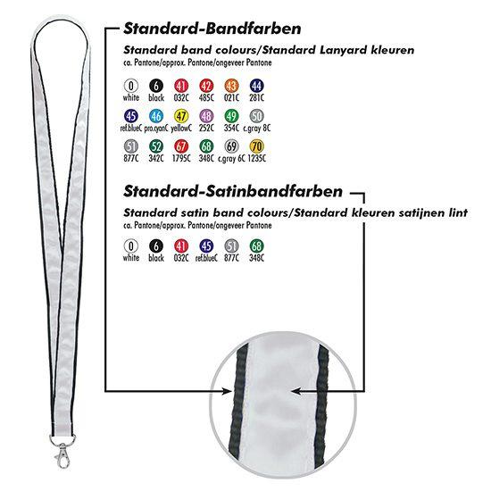 Snodd "Satin", svart, produktbild (1)