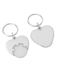 Hållare för kundvagnspolett „heart“